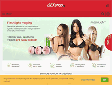 Tablet Screenshot of isexshop.sk